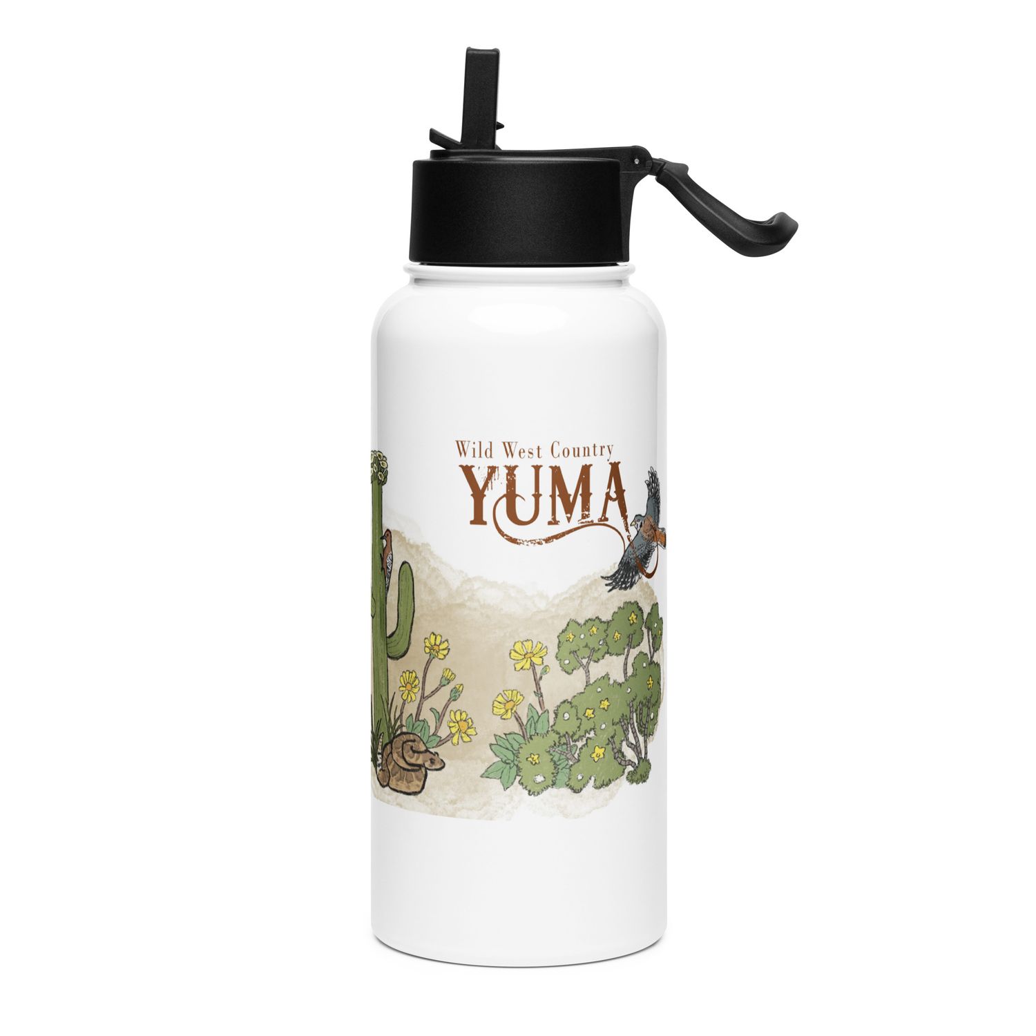 Yuma Desert Life Stainless Steel Water Bottle