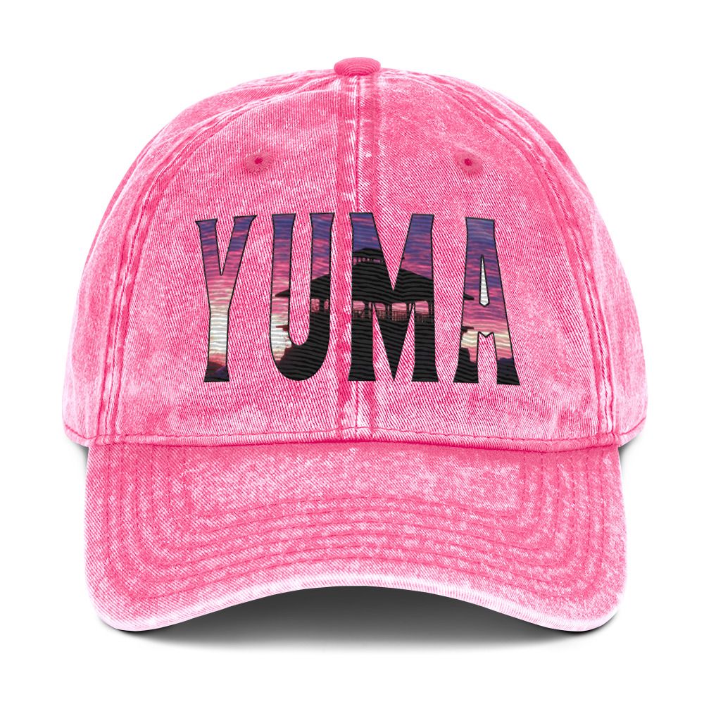 Vintage Cotton Pink Twill Cap