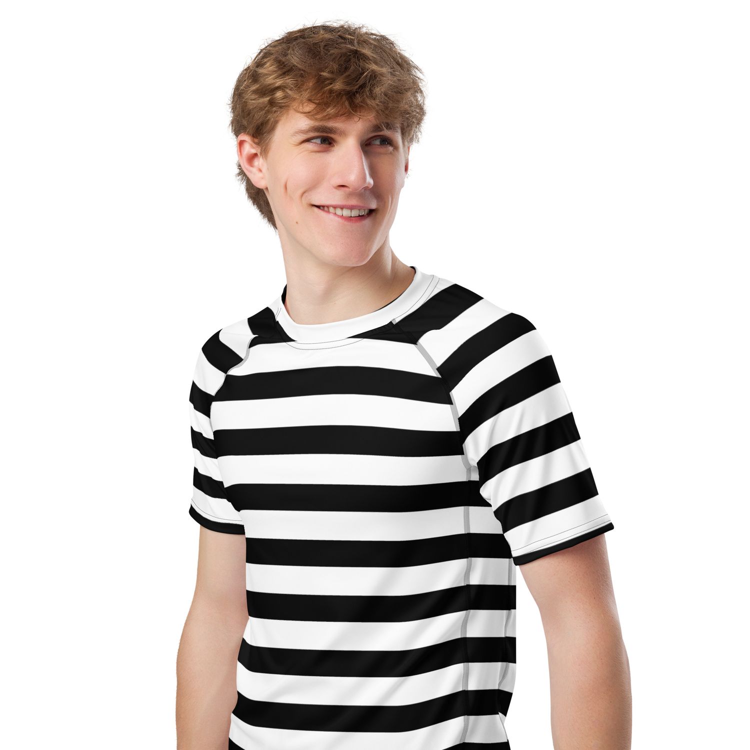 Prison Stripes Men’s Rash Guard