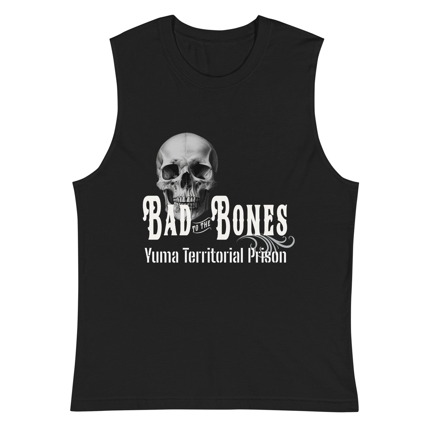 Bad to the Bones Muscle Shirt