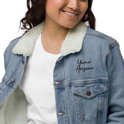 Queen of Bandits Denim Sherpa Jacket