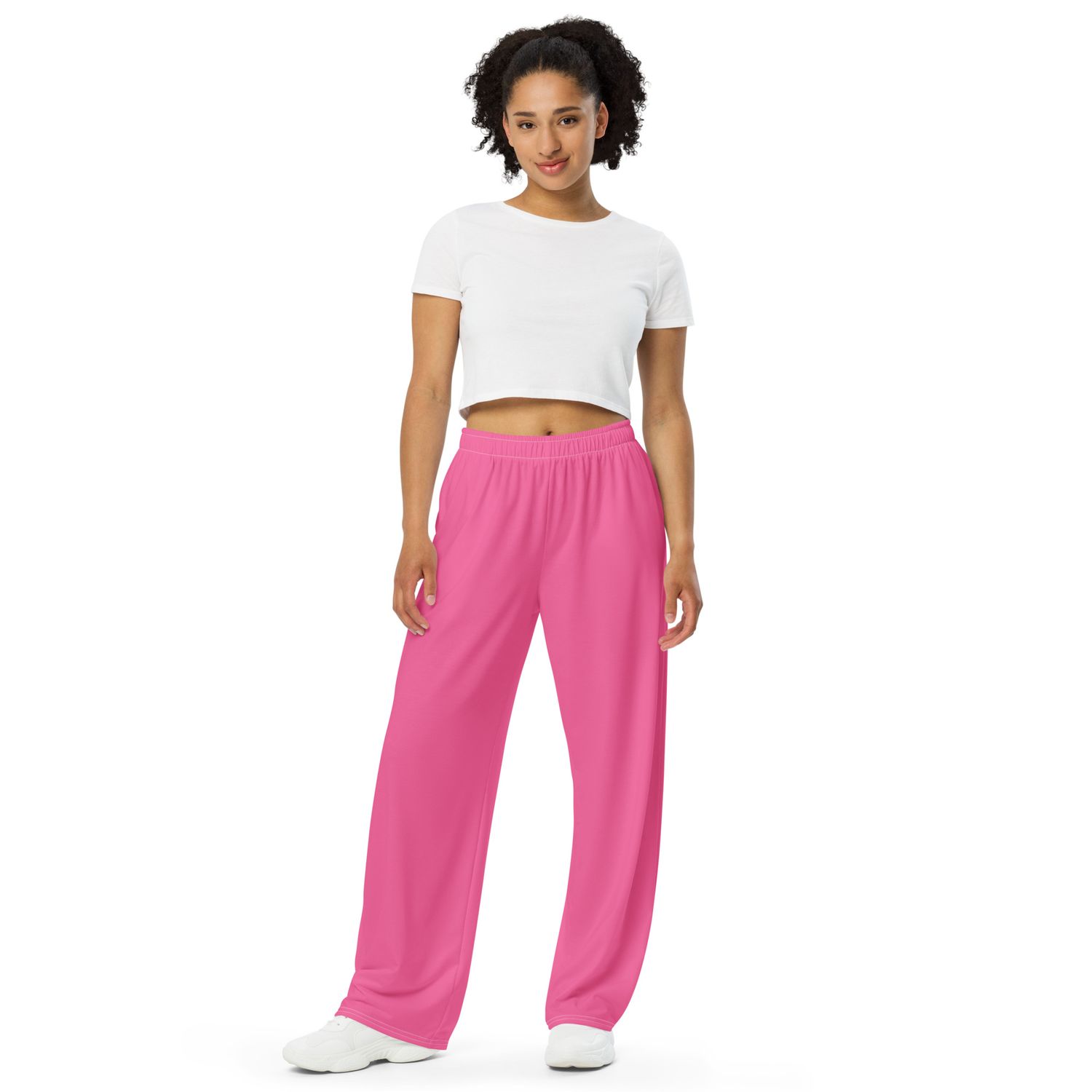 Hot Prison Pink Wide Leg Pants