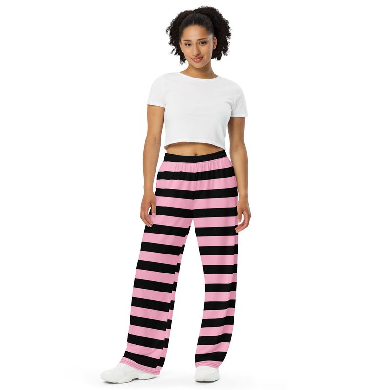 Prison Pink Wide-Leg Pants