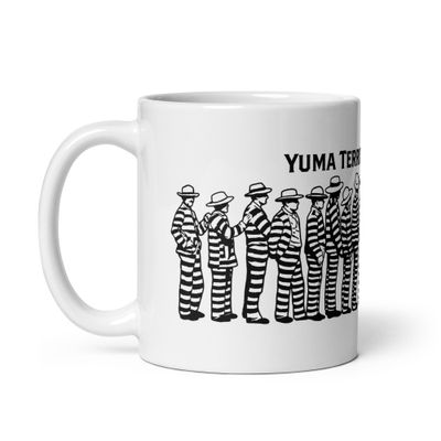 Walk the Line - Yuma Territorial Prison Mug - White