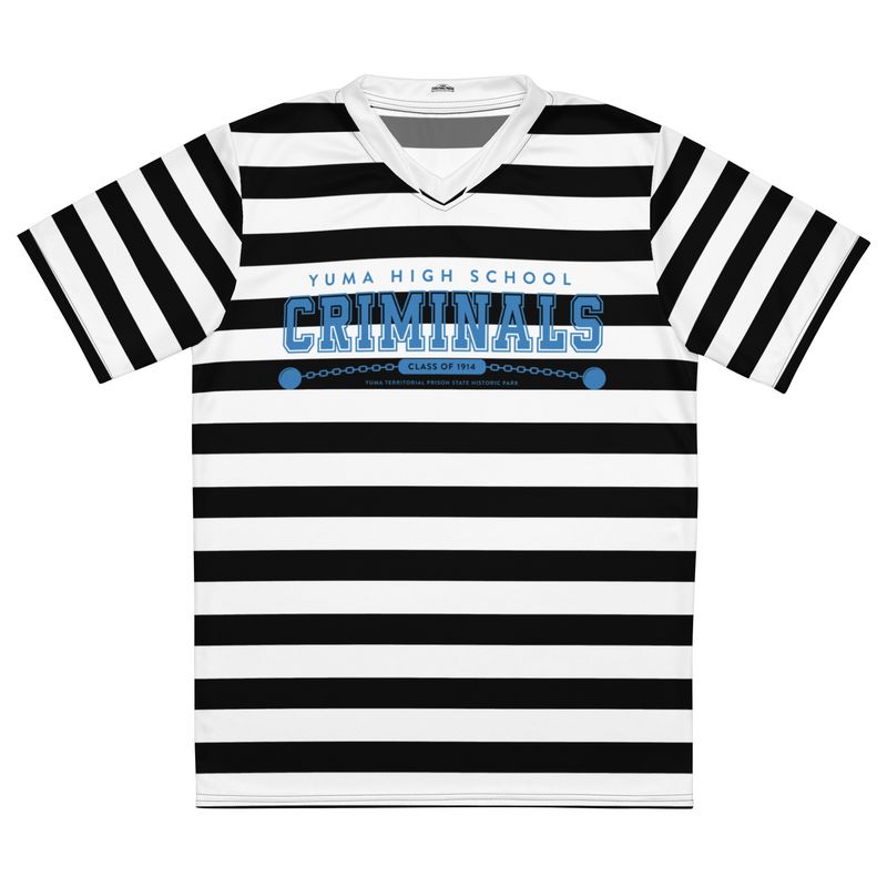 Prison Stripes Criminals Unisex Jersey