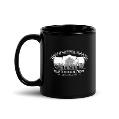 Arizona&#39;s First Gated Community Black Glossy Mug