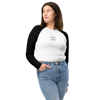 I love Yuma Long-Sleeve Crop Top
