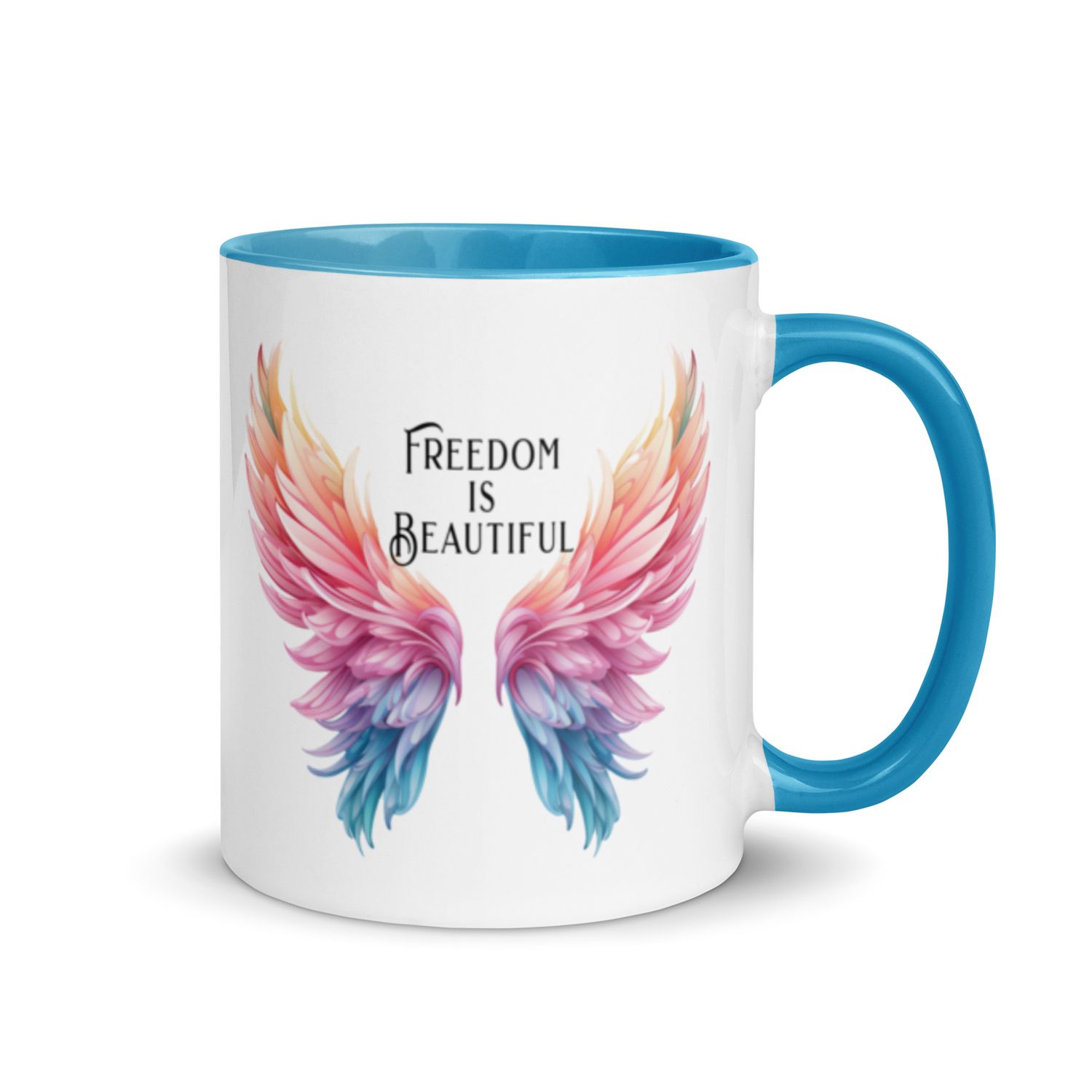Freedom is Beautiful 2-Tone Mug (3 Colors) Freedom is Beautiful 2-Tone Mug (3 Colors)