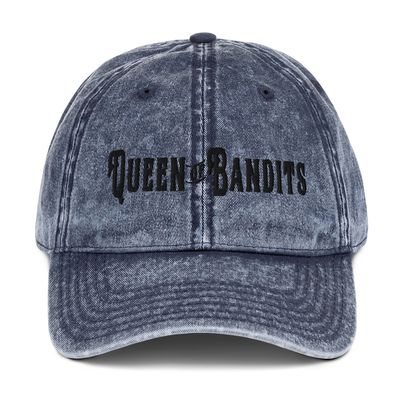 Queen of Bandits Vintage Cotton Twill Cap (3 Colors)