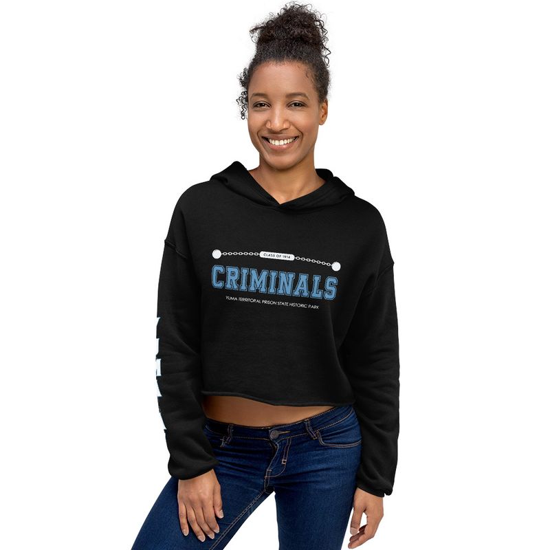 Criminal Crop Hoodie
