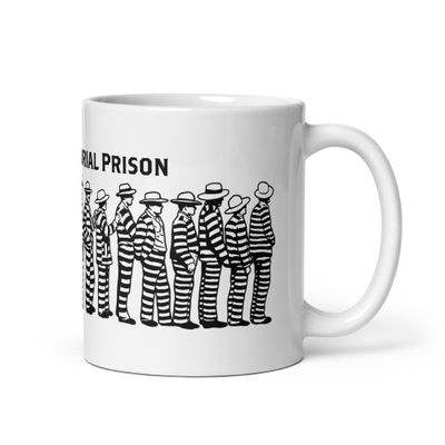 Walk the Line - Yuma Territorial Prison Mug - White
