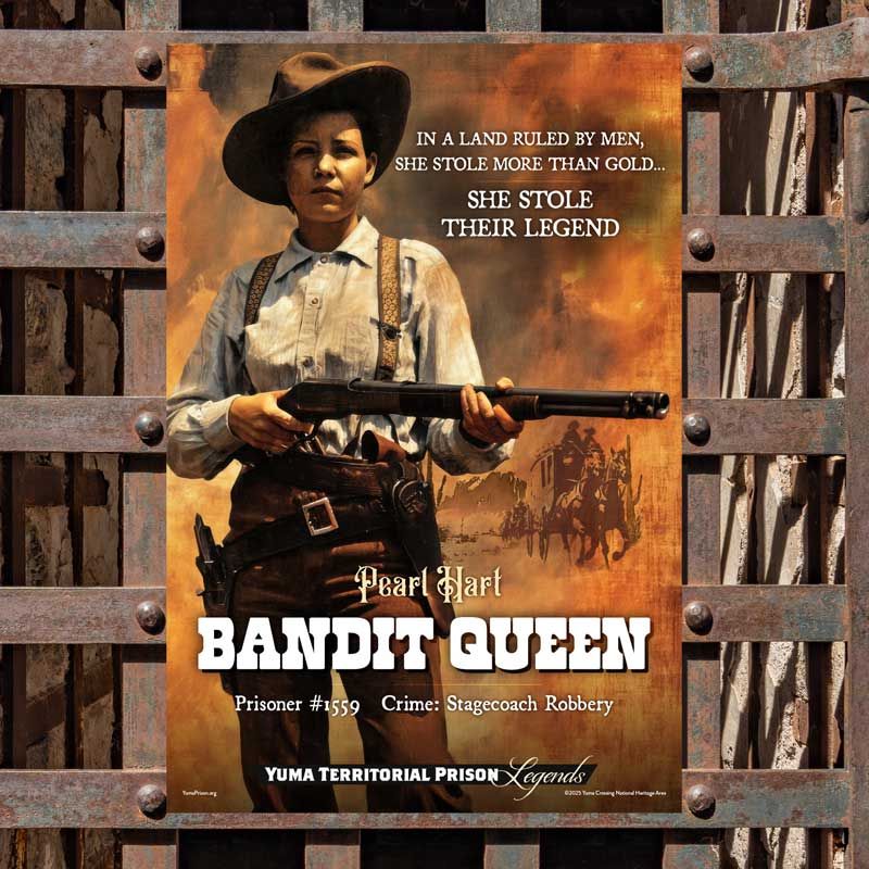 Outlaw Pearl Hart 20" x 30" poster