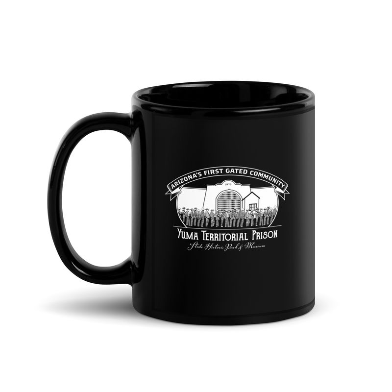 Arizona's First Gated Community Black Glossy Mug