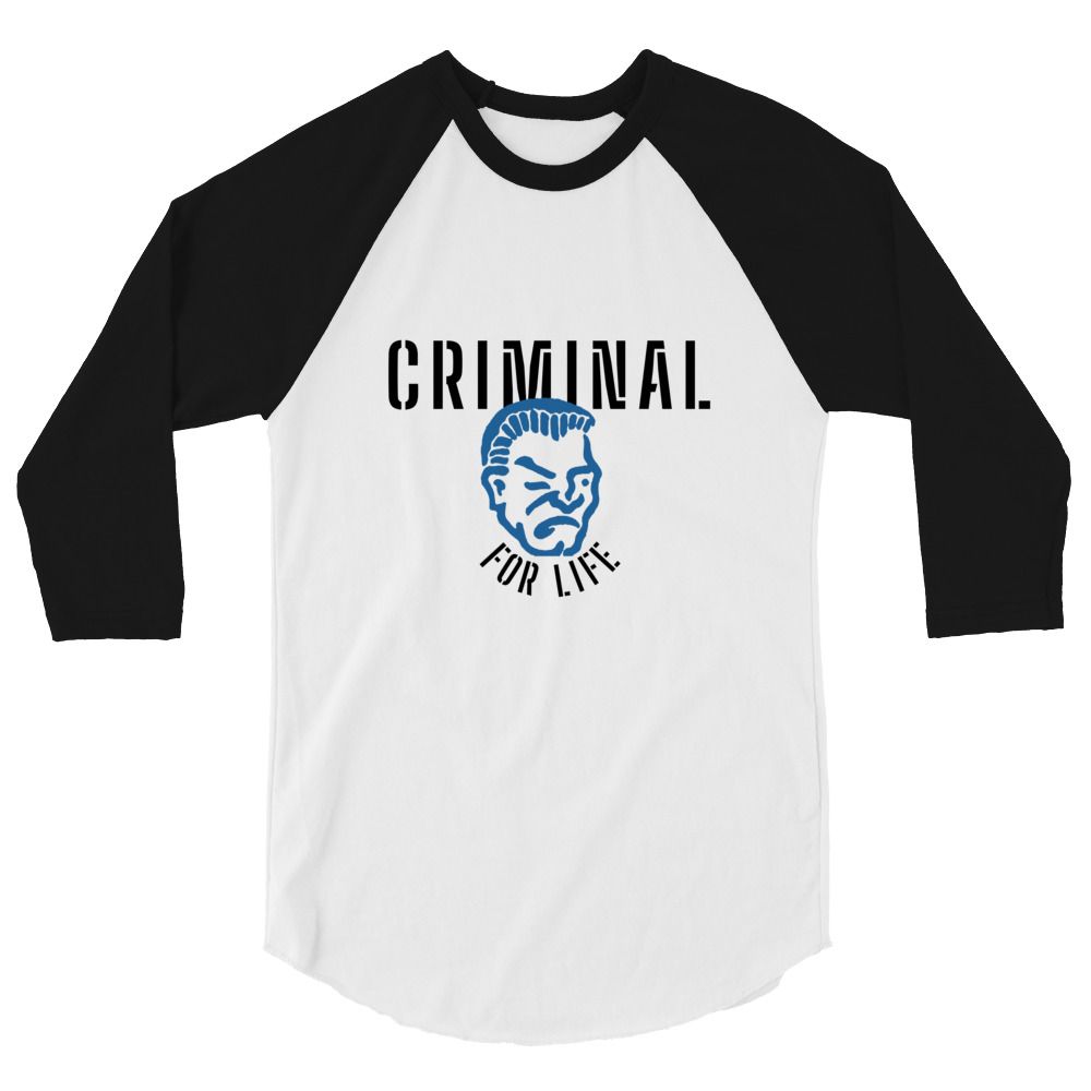 Criminal for Life Unisex Baseball Shirt