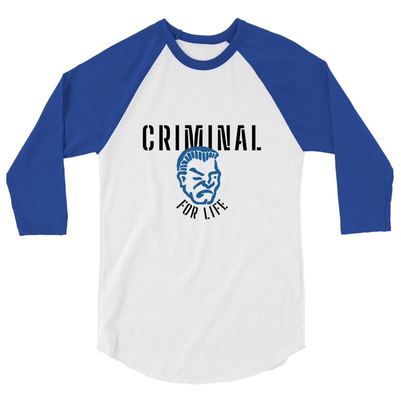Criminal for Life Unisex Baseball Shirt