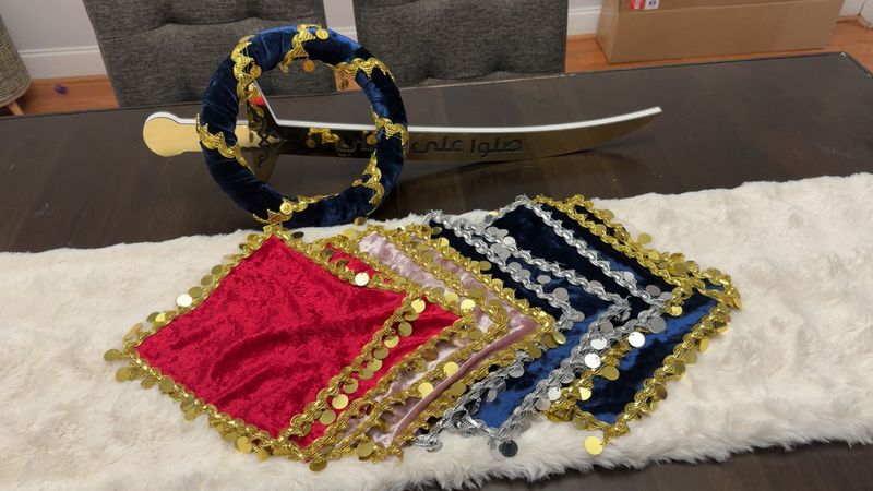 Dancing Tambourine and Mandeel Set