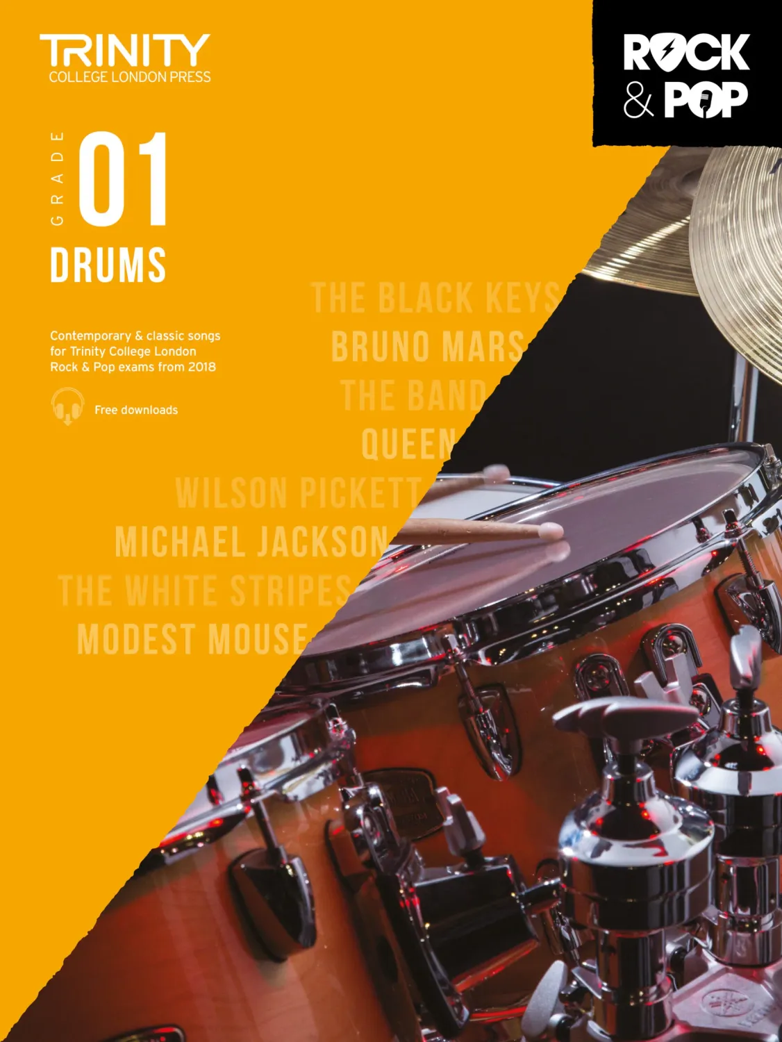 Trinity College London Rock &amp; Pop (from 2018) Drums: Grade 1