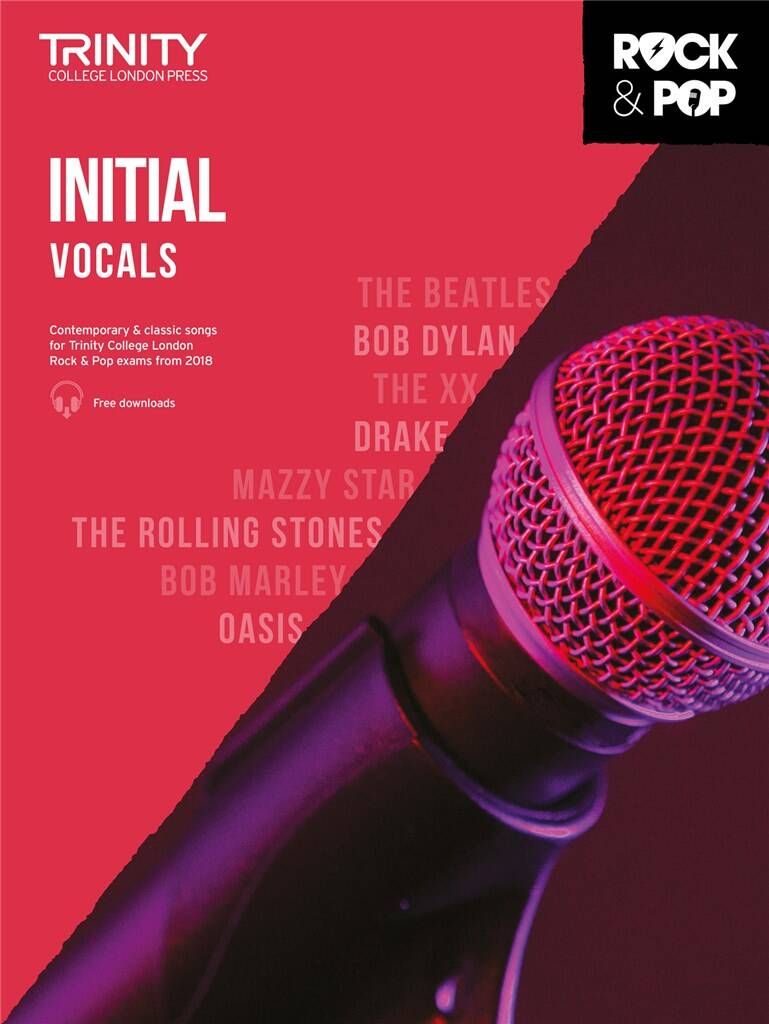 Trinity College London Rock &amp; Pop (from 2018) - Vocals: Initial