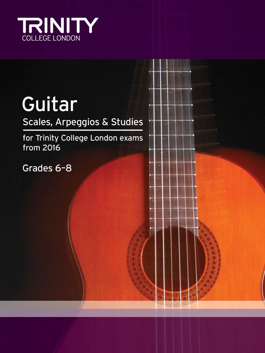 Guitar: Scales, Arpeggios &amp; Studies from 2016 (Grades 6-8)