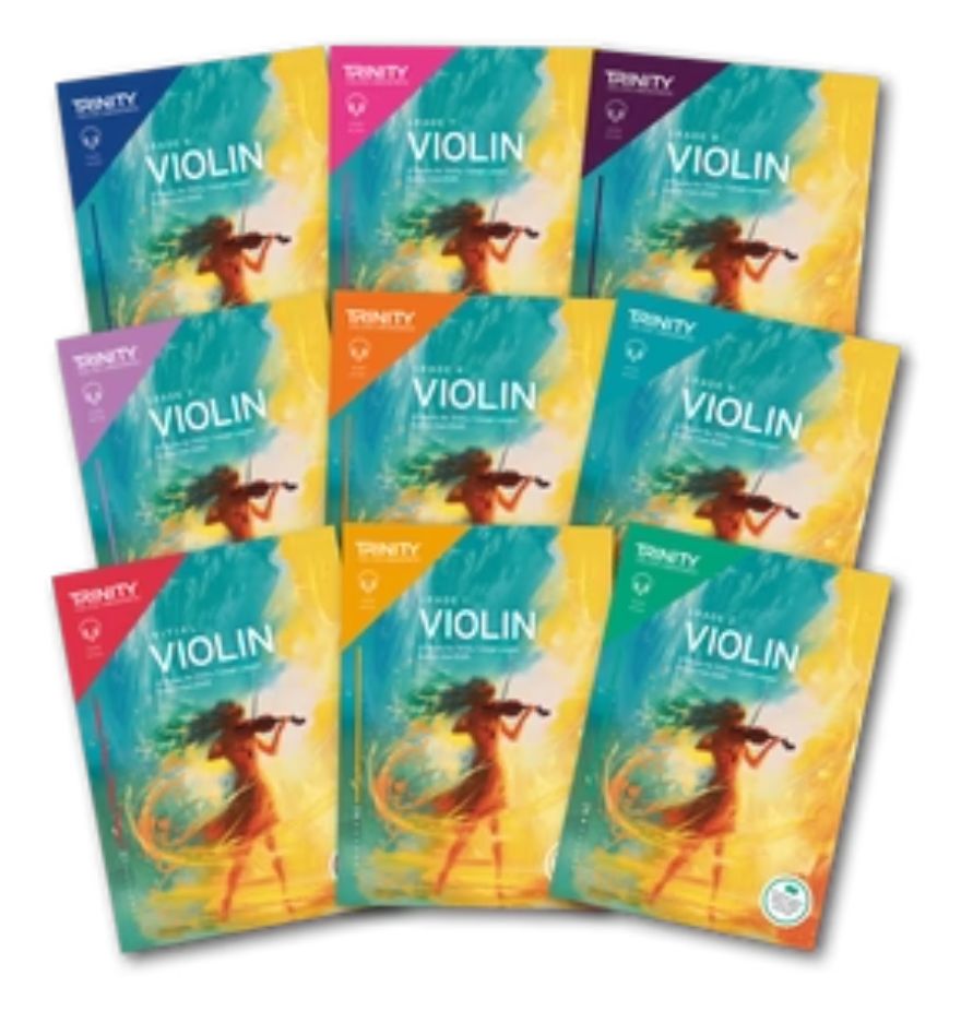 BUNDLE: Trinity College London Violin Exam Pieces from 2025: Initial to Grade 8