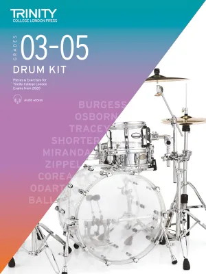 Trinity College London Drum Kit: Grade 3 - 5