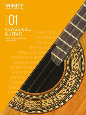 Trinity College London Classical Guitar Exam Pieces from 2020: Grade 1