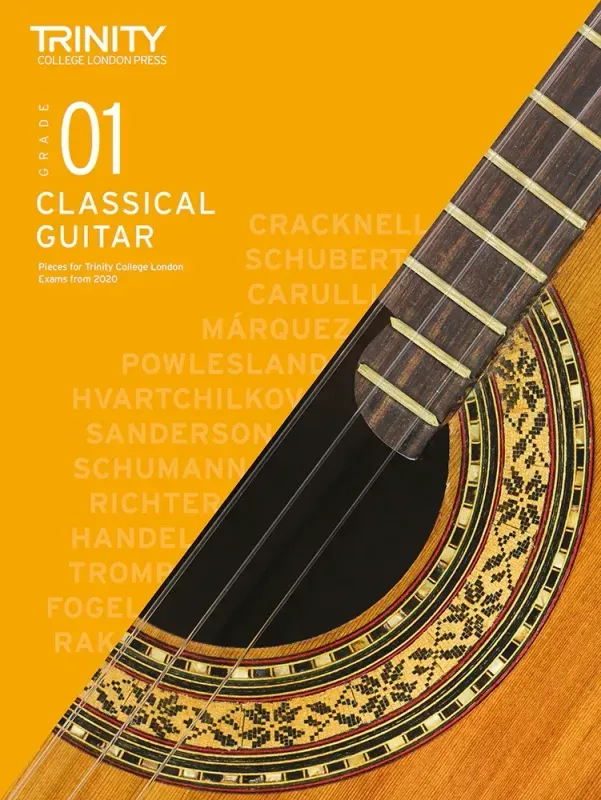Trinity College London Classical Guitar Exam Pieces from 2020: Grade 1