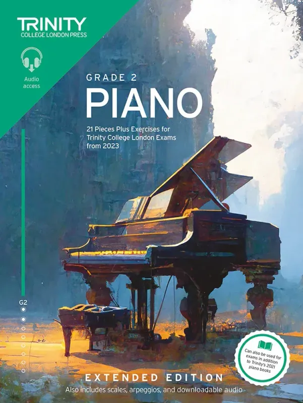 Trinity College London Piano Exam Pieces Plus Exercises from 2023: Grade 2 (Extended Edition)