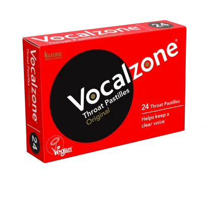 Vocalzone Throat Pastilles - Original (box of 24 pastilles)