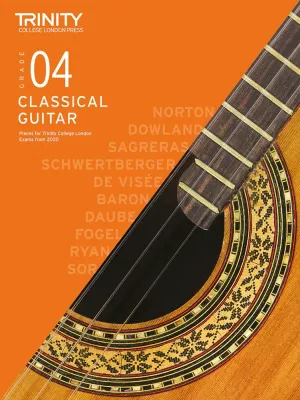 Trinity College London Classical Guitar Exam Pieces from 2020: Grade 4