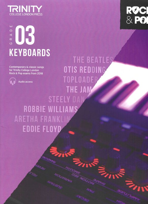 Trinity College London Rock &amp; Pop (from 2018) - Keyboards: Grade 3