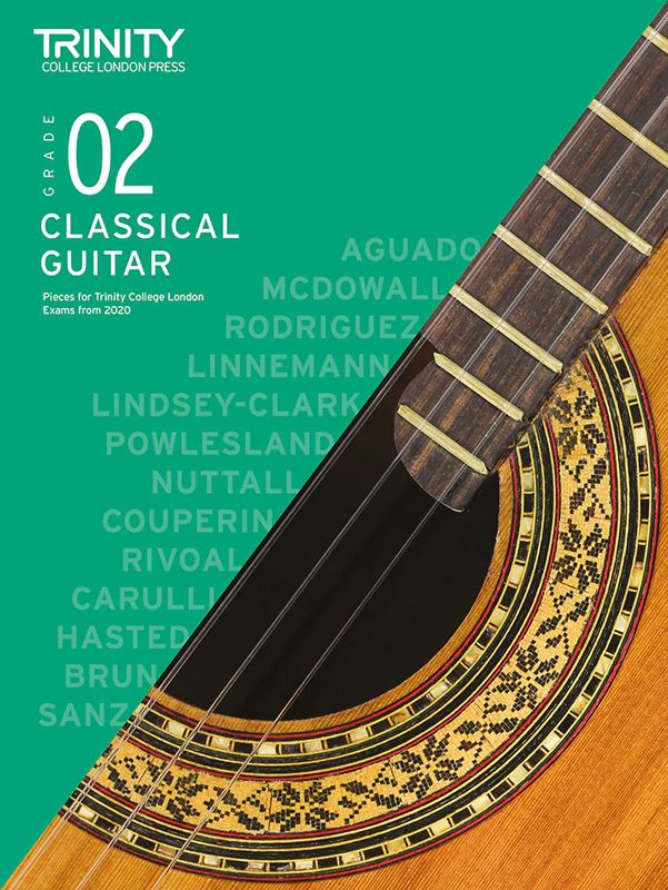 Trinity College London Classical Guitar Exam Pieces from 2020: Grade 2