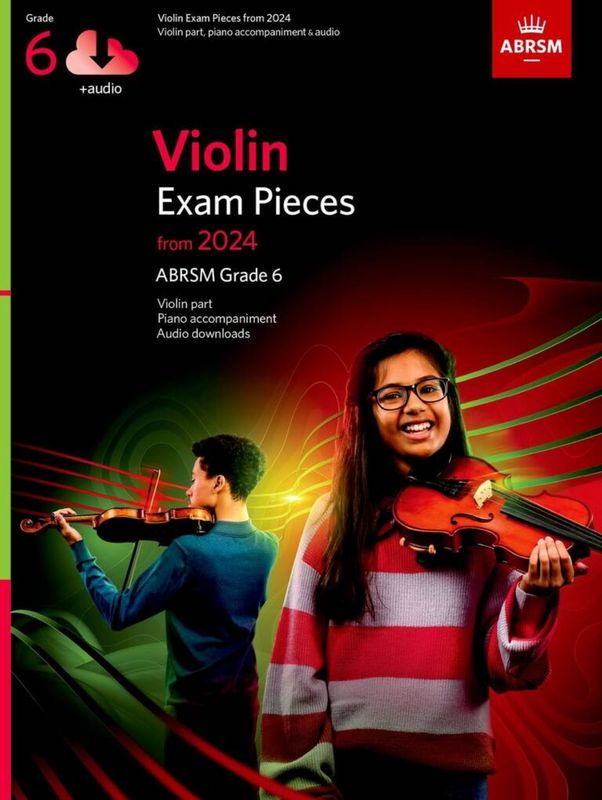 ABRSM Violin Exam Pieces from 2024 (Current Syllabus): Grade 6 + audio