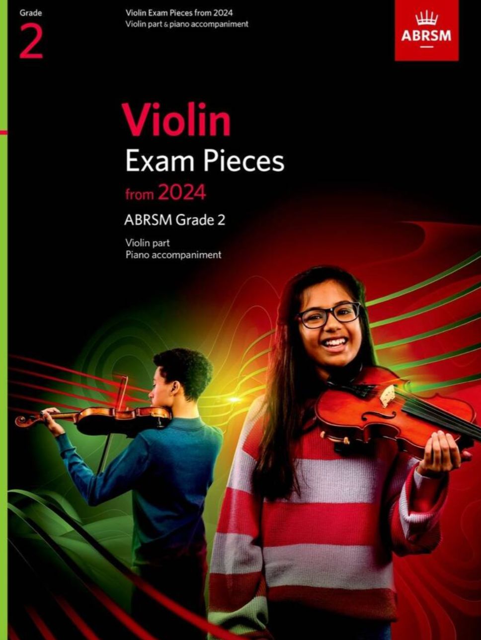 ABRSM Violin Exam Pieces from 2024 (Current Syllabus): Grade 2