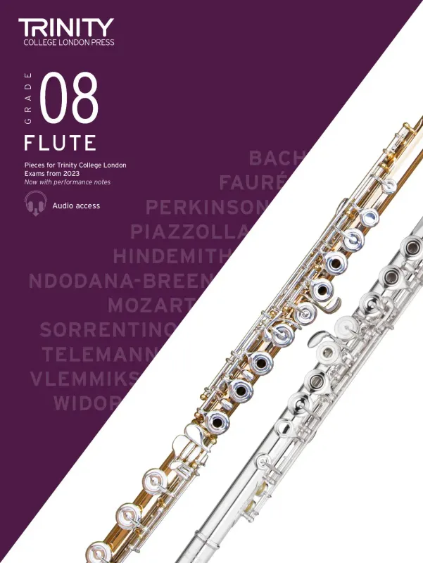 Trinity College London Flute Exam Pieces from 2023: Grade 8 - PIANO PART ONLY