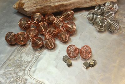 Caged Pyrite