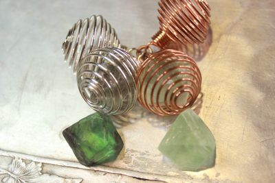 Caged Natural Crystal