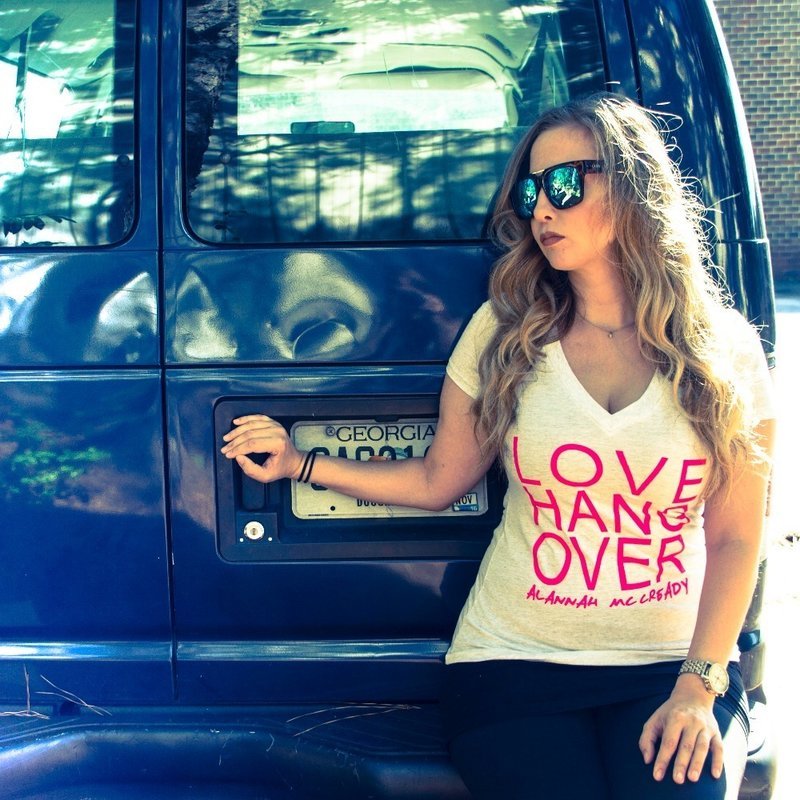 LOVE HANGOVER V-neck T