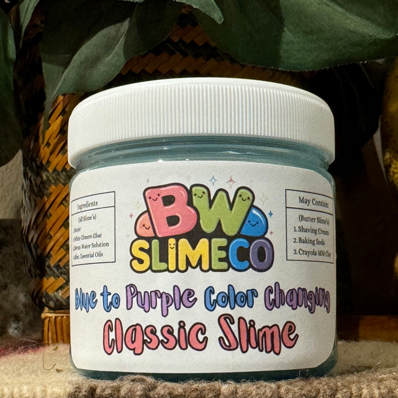 8oz Color-Changing Blue to Purple Classic Slime