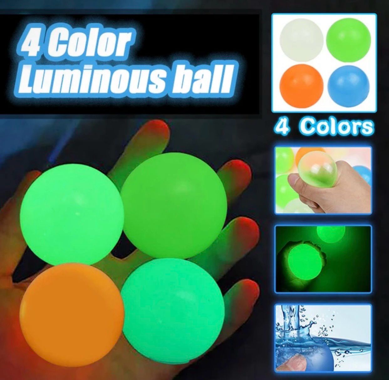 Sticky Glow Balls