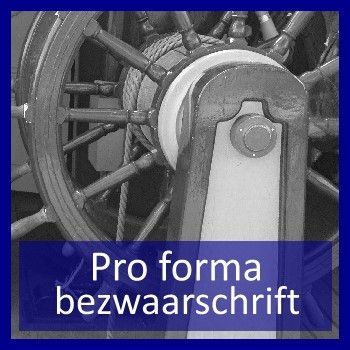 Pro forma bezwaarschrift