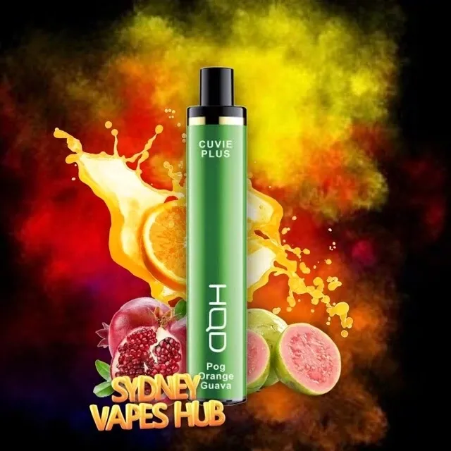 HQD Cuvie 1200 - 6 Pack Pog Orange Guava