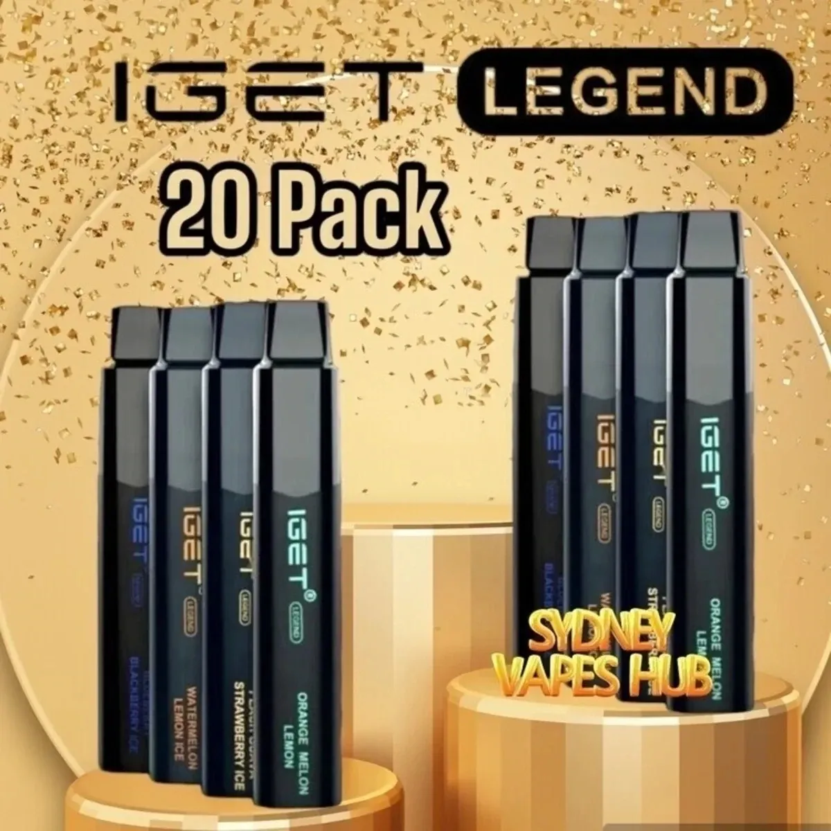 IGET Legend Bulk Vapes 20 Pack 4000