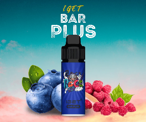 IGET Bar Plus Blueberry Raspberry Bubble Gum
