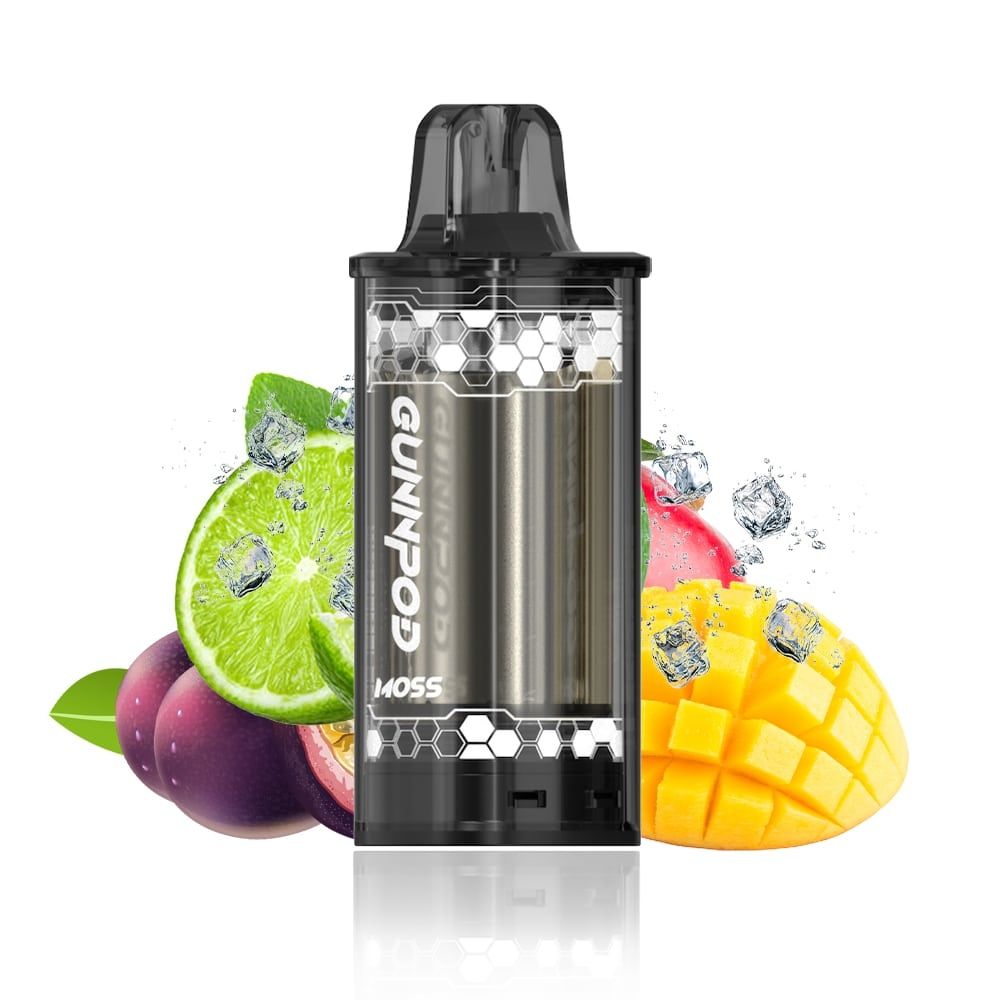 Gunnpod moss Icy passion fruit Mango lime “pod only&quot; 8000