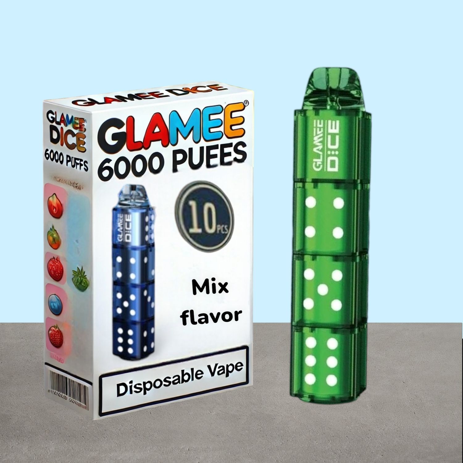 Glamme Dice - 10 Pack