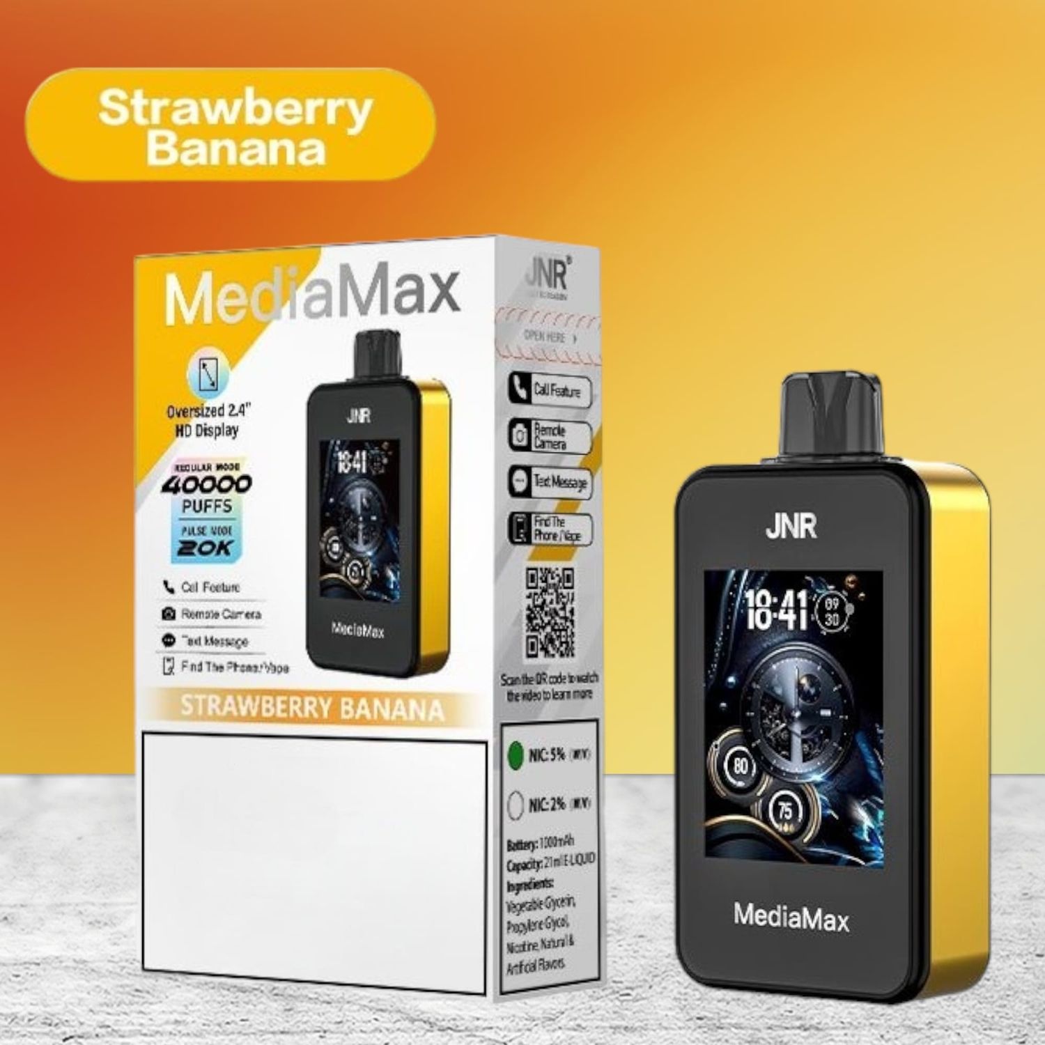 JNR MediaMax Strawberry Banana 
