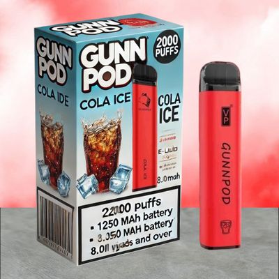 Gunnpod 2000 - Cola Ice - 10 Pack Bulk