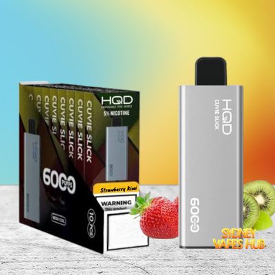 10 X Hqd Slick 6000 Strawberry Kiwi
