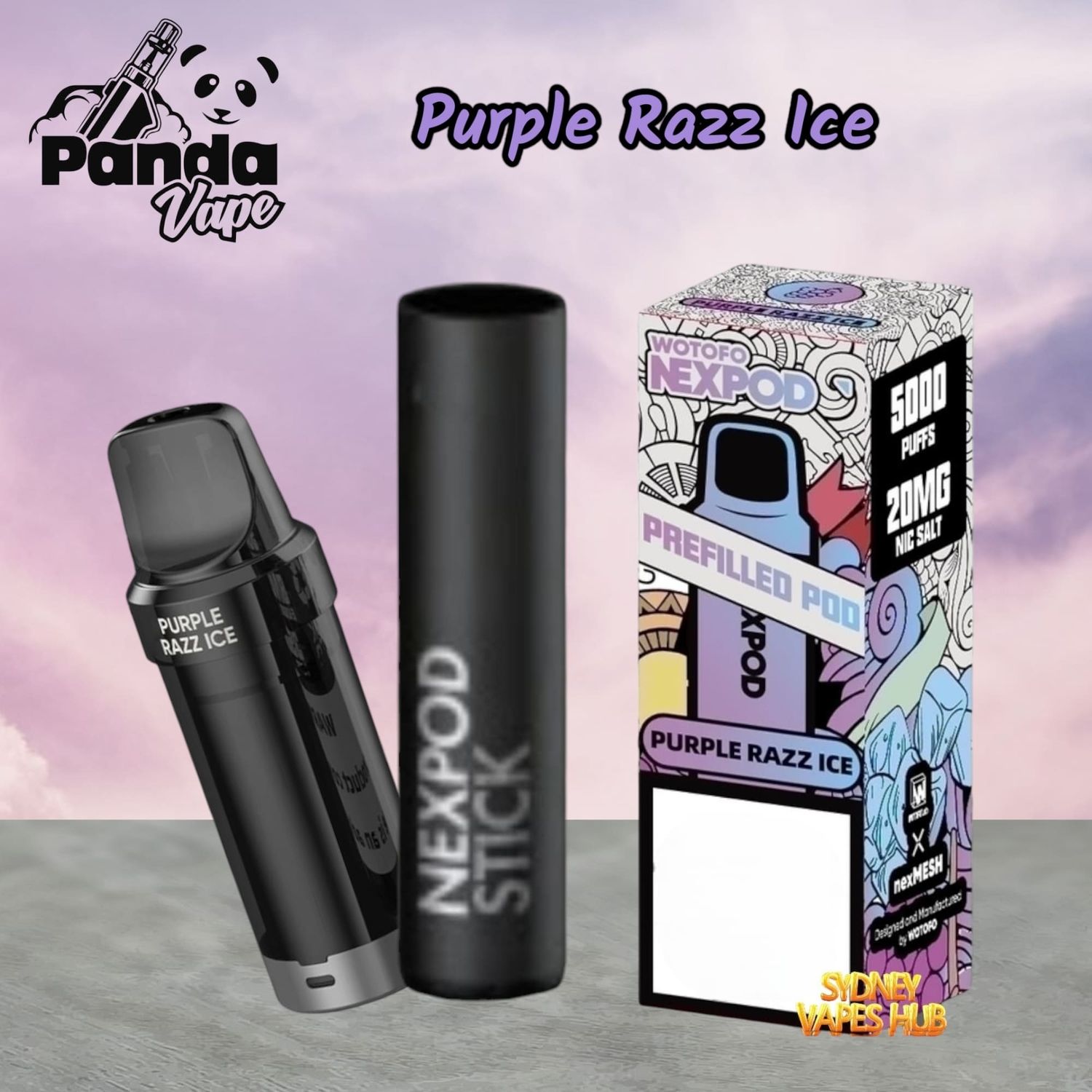 PANDA Vape - Purple Razz Ice 5000